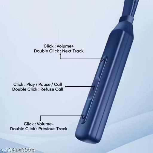 ONBIZ Wireless Neckband with 20+ HRS Playtime, Bluetooth V5.0, ENx™ Clear Voice Calls and 10MM Clarity Drivers